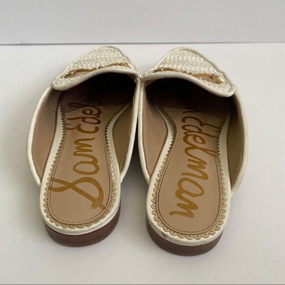 Sam Edelman Linnie Mules Raffia Rounded Toe - Picture 11 of 13